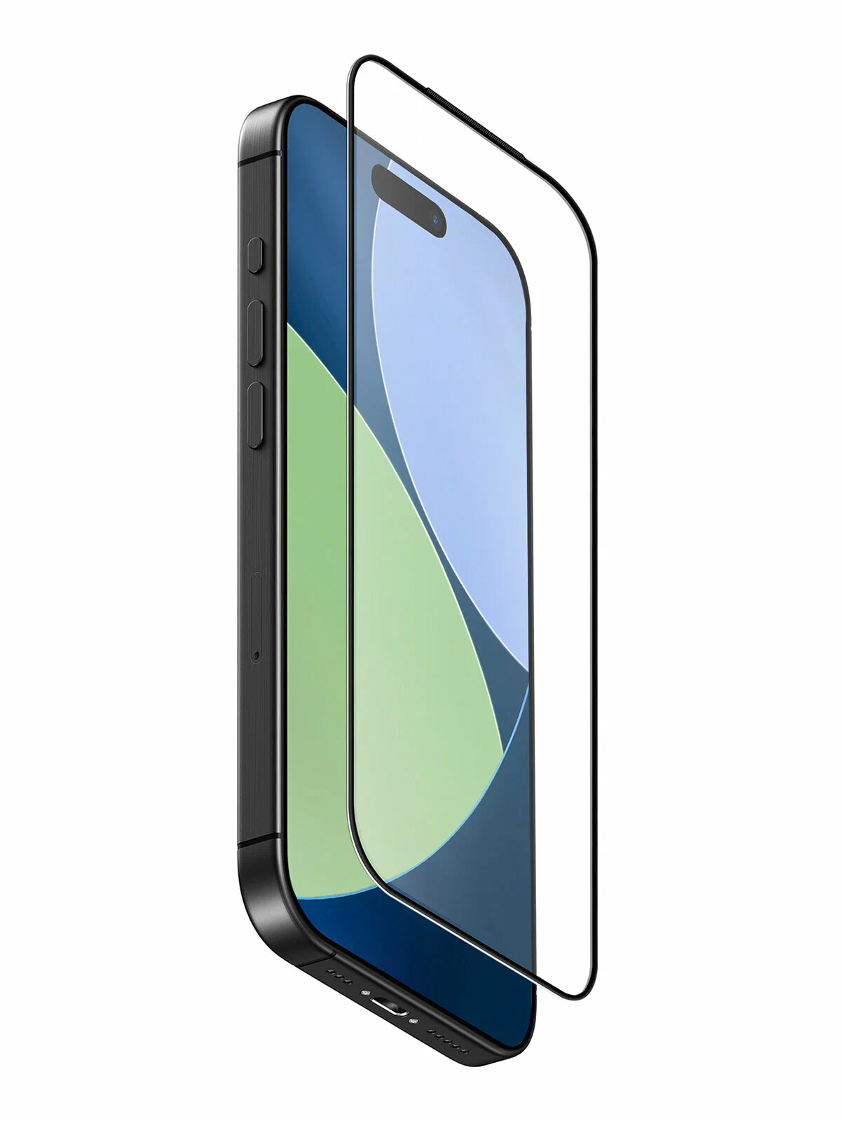 Защитное стекло Uniq для iPhone 17 Pro Max OPTIX Matte Anti-Dust filter Black (+installer)