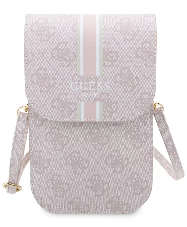 Guess для смартфонов сумка Wallet Bag 4G Stripes Pink