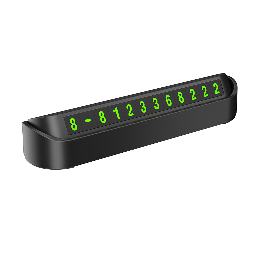 Парковочная автовизитка Deppa с номером телефона Parking Card, черный