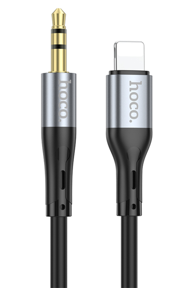 Кабель Hoco UPA22 3.5mm to Lightning 1m черный
