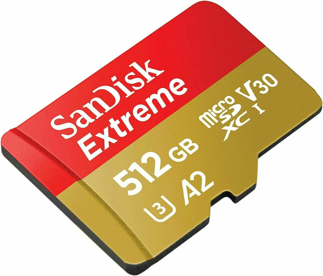 Карта памяти MicroSDXC 256GB SanDisk Class 10 Extreme A2 UHS-I U3 (190/130 Mb/s) без адаптера