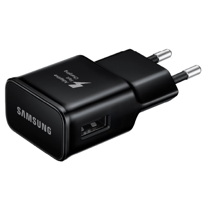 Сетевое зарядное устройство Samsung QC 2A  USB Black