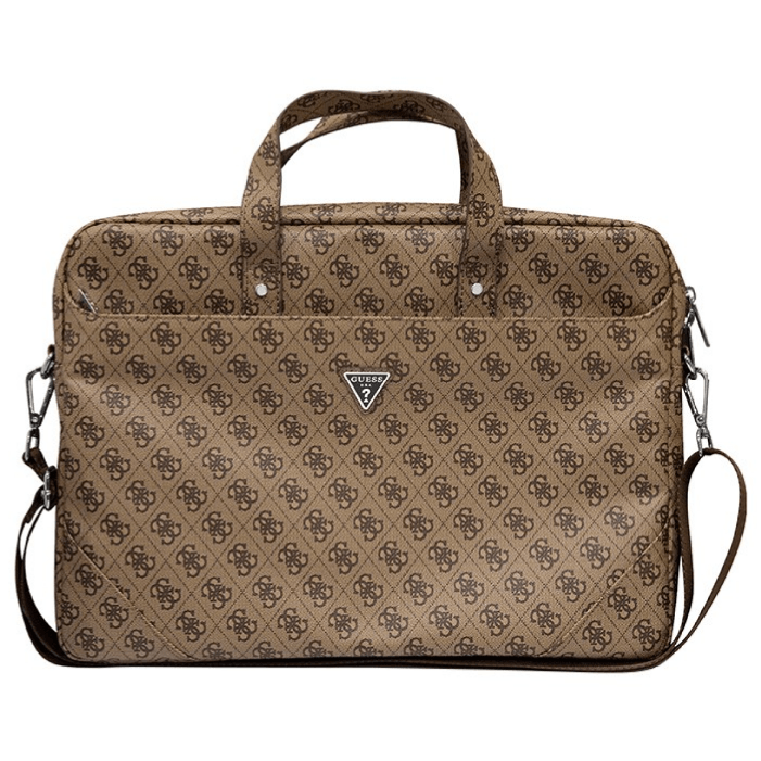 Сумка Guess для MacBook 15-16" 4G Bag with Triangle metal logo, Brown