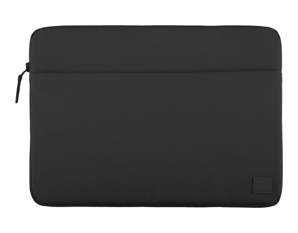 Сумка Uniq для MacBook 16" Vienna RPET fabric Laptop sleeve (ShockSorb) Midnight Black