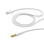 Аудиокабель Deppa 3,5мм (m) - Lightning, MFI, 1.2м, белый