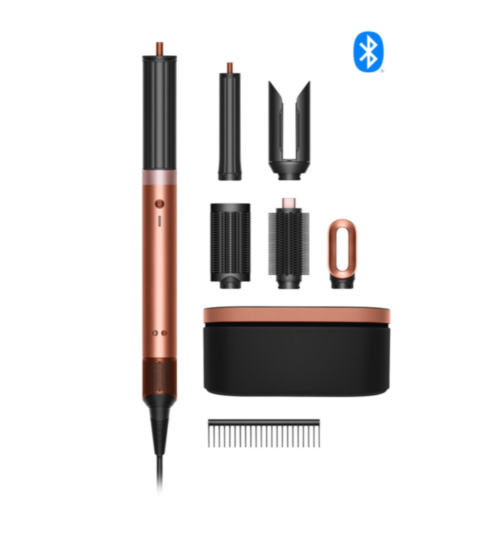 Стайлер Dyson Airwrap HS09 Co-anda 2x (Amber silk ) - Подарочный кейс для хранения