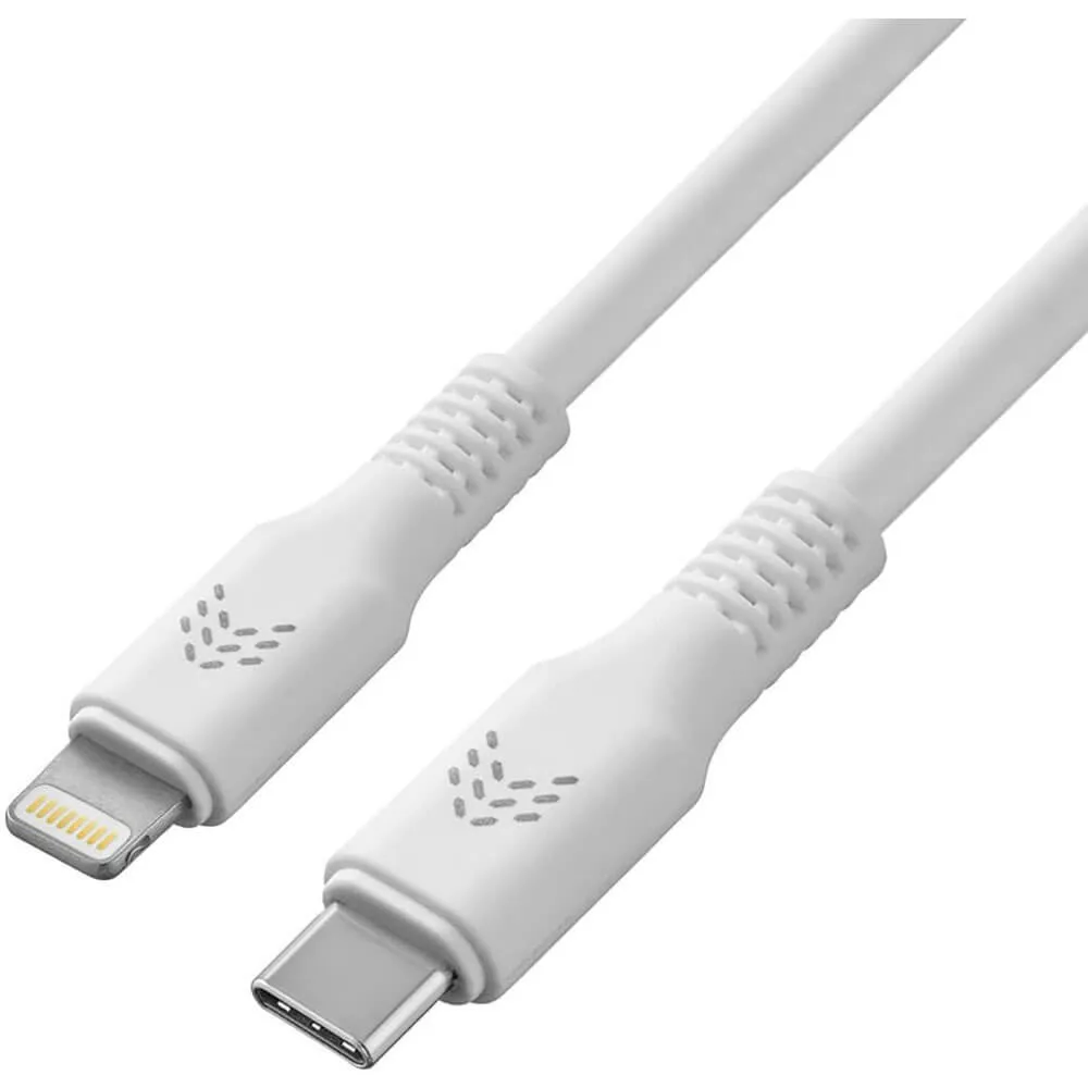 Кабель Rocket Flex USB-С - Lightning, белый, 1м