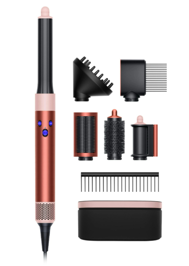 Стайлер Dyson Airwrap Complete Long Diffuse HS05 (Strawberry Bronze/Blush Pink) - Подарочный кейс для хранения