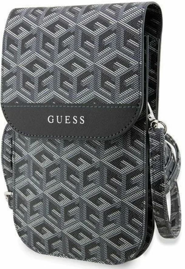 Сумка для смартфонов Guess Wallet Bag G CUBE, черная