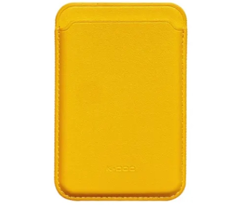 Чехол-бумажник K-DOO Wallet c MagSafe для iPhone, желтый Чехол-бумажник K-DOO Wallet c MagSafe для iPhone, желтый