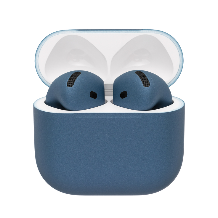 Наушники беспроводные Apple AirPods 4 (MXP93) с шумоподавлением - Pacific Blue Matte