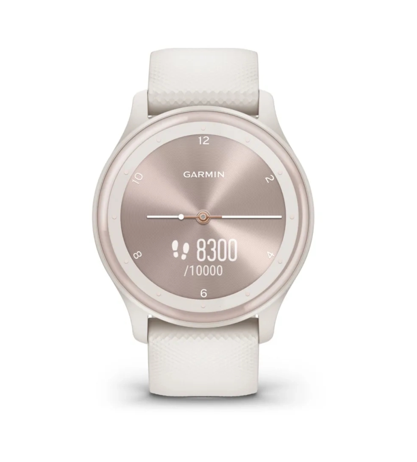 Умные часы Garmin Vivomove Sport Ivory Case and Silicone Band with Peach Gold Accents