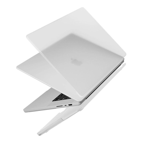 Чехол Uniq Claro для Macbook Pro 16 (2021-2024), матовый прозрачный