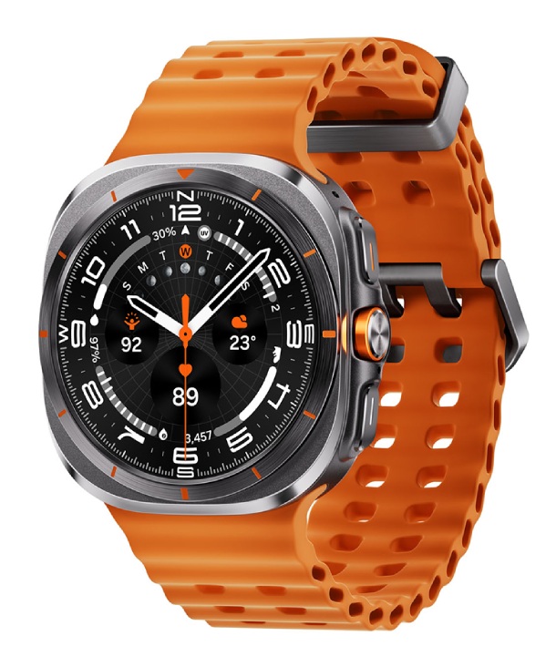 Умные часы Samsung Galaxy Watch Ultra 47mm Titanium Grey Marine Band Orange