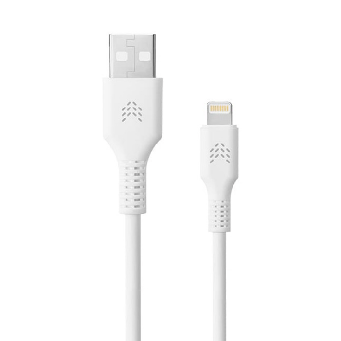 Кабель Rocket Flex USB-A - Lightning, белый, 1м