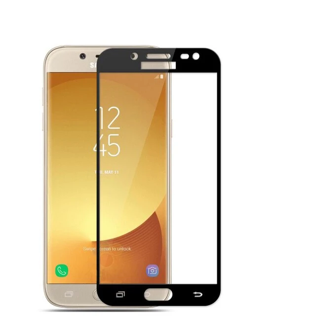 Защитное стекло 2D для Samsung J3 (2017) Black
