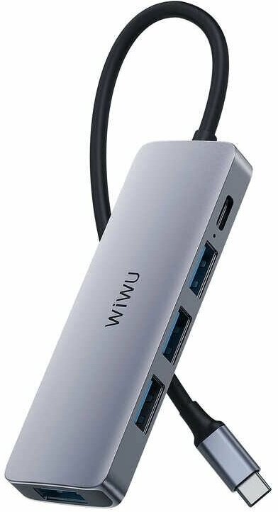 Адаптер WIWU 5 in 1 A541BC Type C