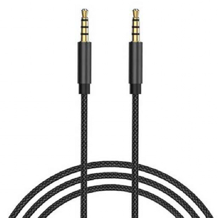 Кабель WiWu YP-01 3.5 mm to 3.5mm 1m Black