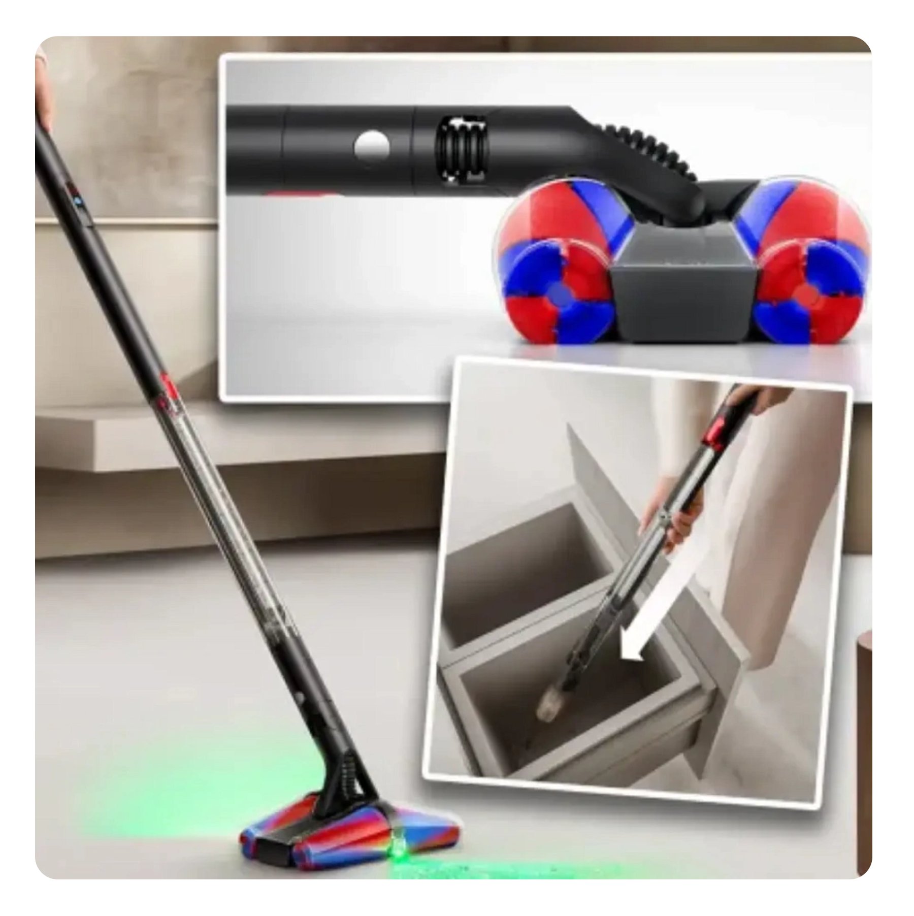 Беспроводной пылесос Dyson PencilVac Fluffycones (Black) (SV50)