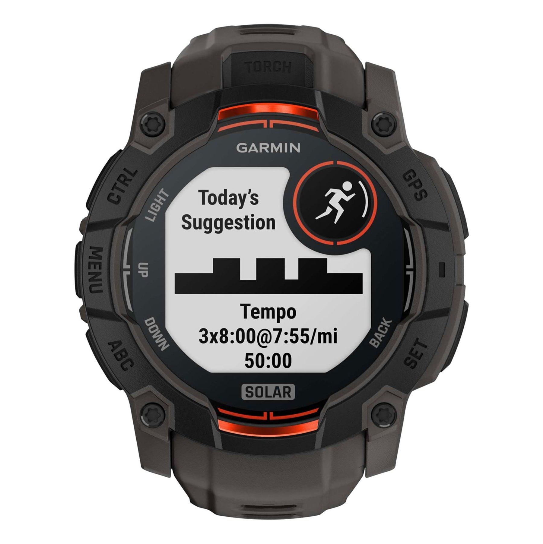 Умные часы Garmin Instinct 3 Solar Black with Charcoal Silicone 50mm