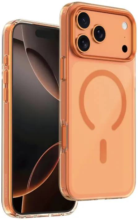 Чехол Keephone Dazzle Pro MagSafe для iPhone 17 Pro, Orange