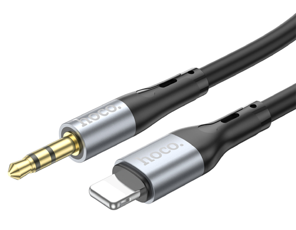 Кабель Hoco UPA22 3.5mm to Lightning 1m черный