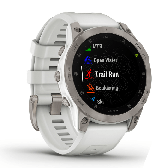Умные часы Garmin Epix Gen 2 Sapphire Titanium White
