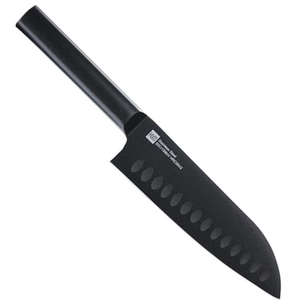 Набор кухонных ножей Xiaomi Huo Hou Black Heat Knife Set (2 шт.), Black