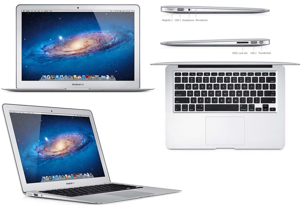 MacBook Air 13" (Mid 2013) MD760 (Core i5 1,3GHz/4Gb/128Gb SSD) (без коробки / 2 цикла / белые пятна на экране) - Б/У