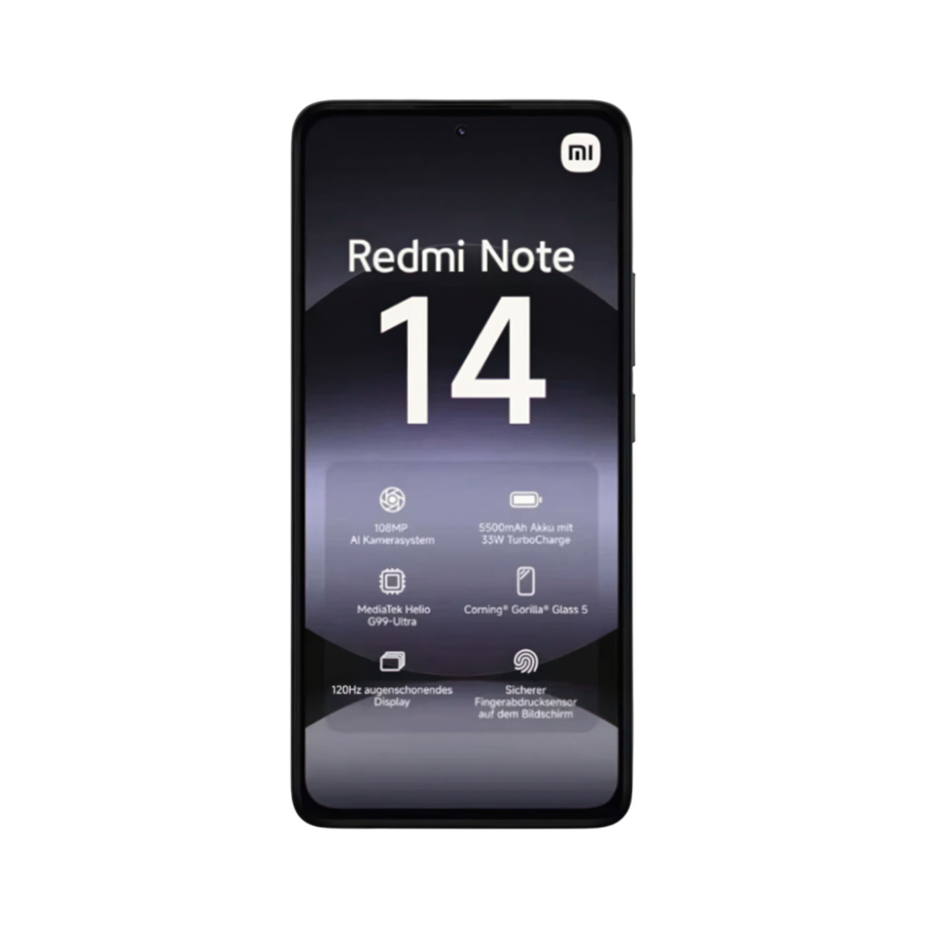 Смартфон Xiaomi Redmi Note 14 8/256Gb Midnight Black  EU