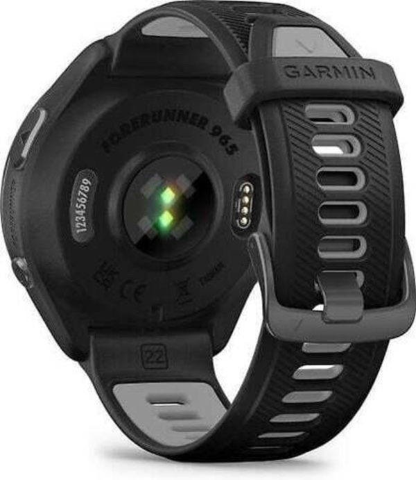 Умные часы Garmin Forerunner 965 Black, Titanium Bezel, Black Band