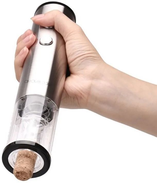 Электрический штопор Xiaomi Circle Joy Round Stainless Steel Electric Wine Opener Silver (CJ-EKPQ02)