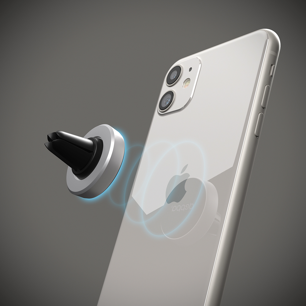 Автомобильный держатель Deppa Mage mini, серебристый