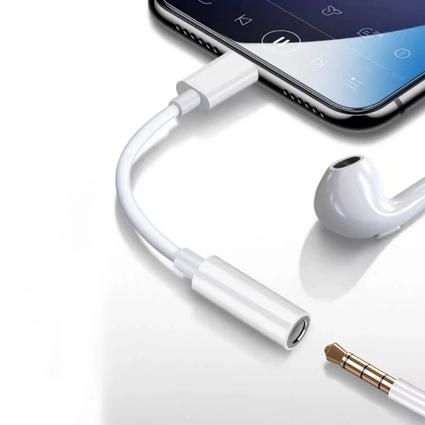 Переходник AUX для наушников c USB Type-C на Jack 3.5 White