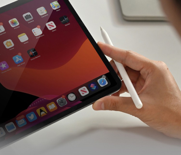 Стилус Uniq PIXO PRO Magnetic Stylus for iPad with wireless charging, White