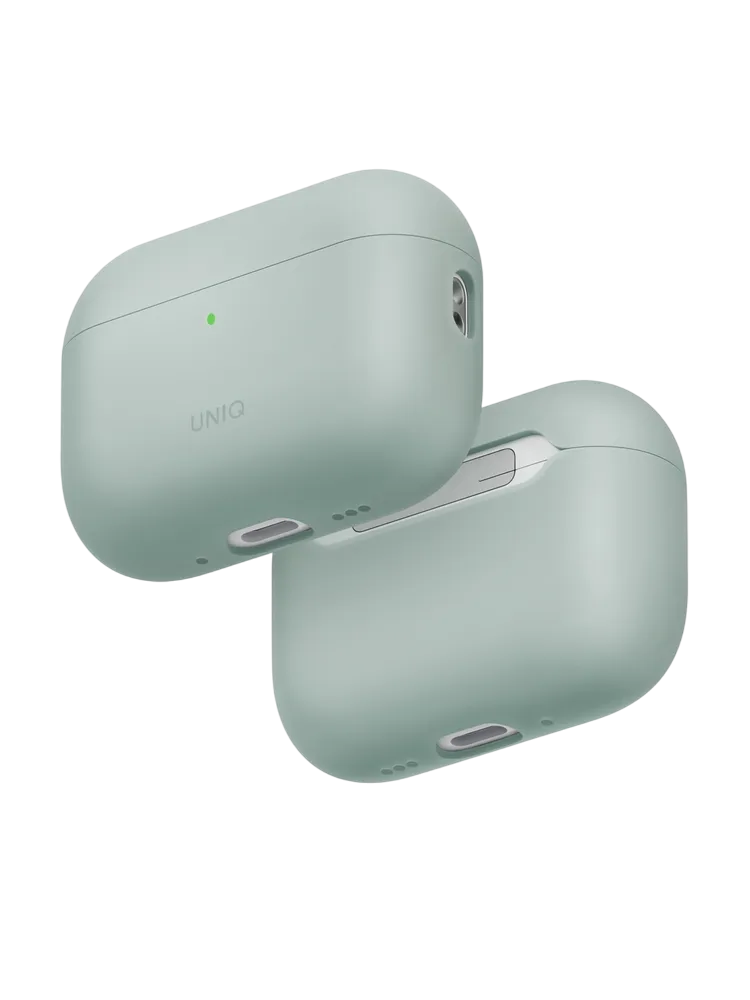 Чехол Uniq для Airpods Pro 3 LINO Liquid silicone with handstrap Iceplant Green
