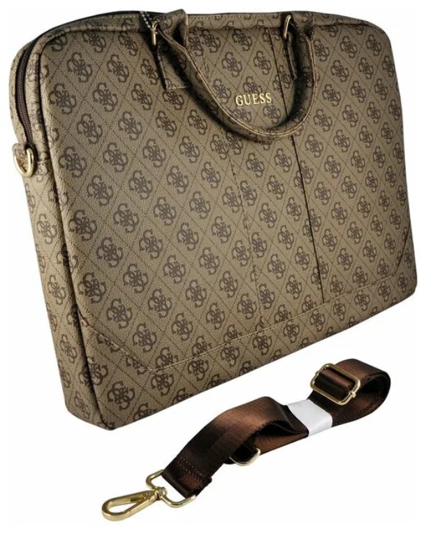 Сумка Guess для MacBook 15" 4G Uptown Bag PU Brown