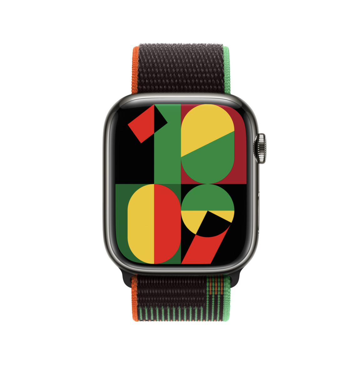 Ремешок Apple для Apple Watch 45mm Black Unity Sport Loop