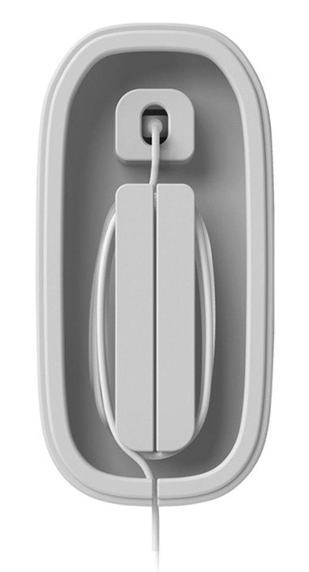 Стенд для зарядки Apple Magic Mouse Uniq NOVA silicone charging dock Light grey