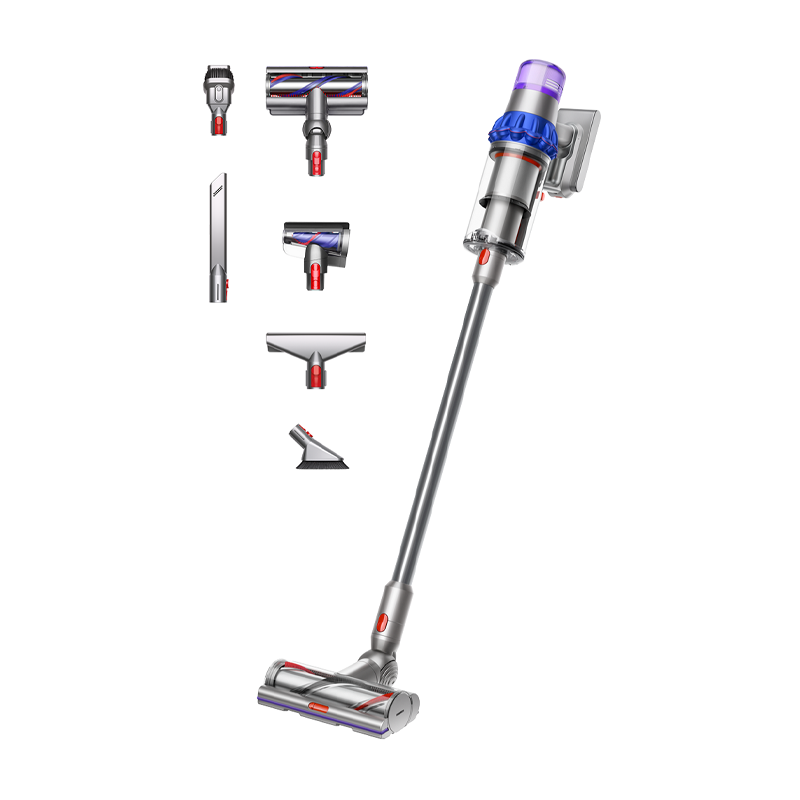 Беспроводной пылесос Dyson V15 Detect Extra (Никель/Синий) (SV47)