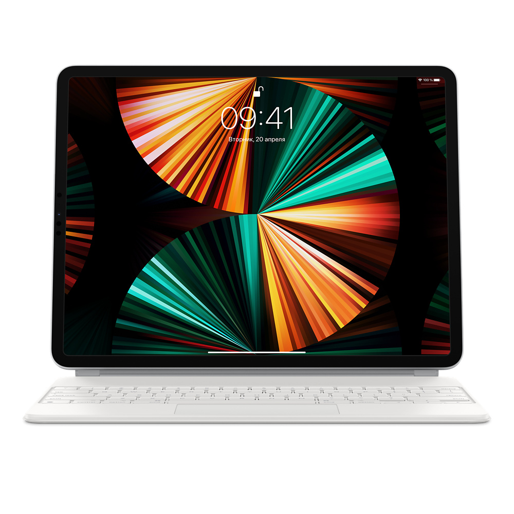 Чехол-клавиатура Apple Magic Keyboard для iPad Pro 12.9 (2018/2020/2021/2022) и iPad Air 13" (2024/2025), White