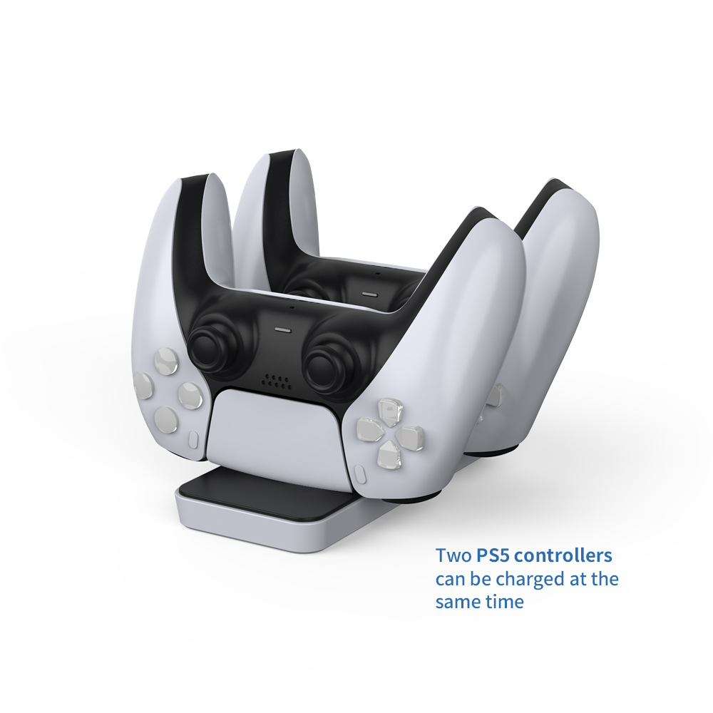 Зарядная станция для Dobe 2-x геймпадов PS5 DualSense без дисплея (TP5-0591) Зарядная станция для Dobe 2-x геймпадов PS5 DualSense без дисплея (TP5-0591)