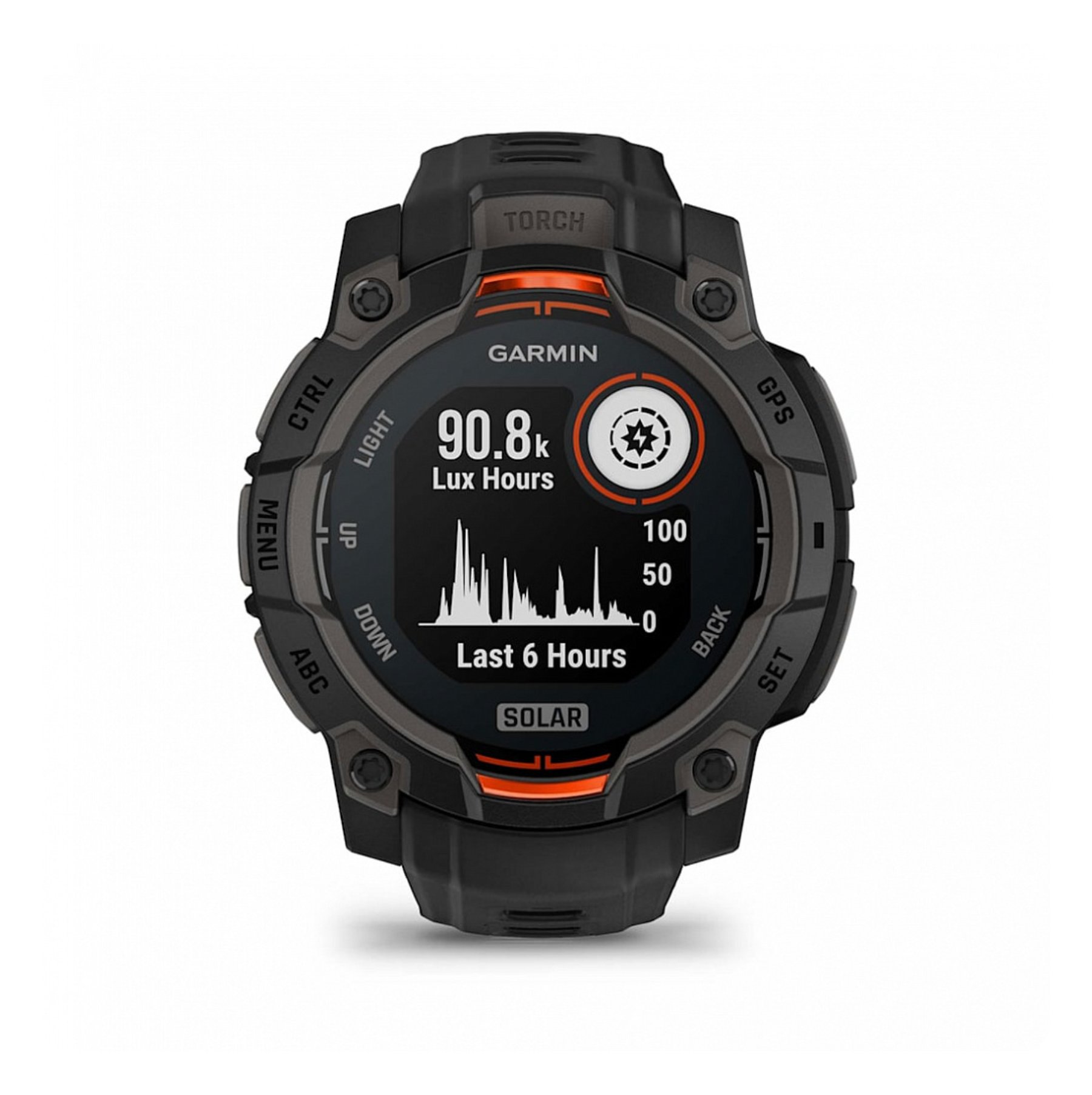 Умные часы Garmin Instinct 3 Solar Black with Charcoal Silicone 50mm