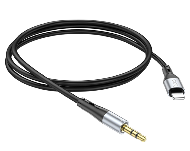 Кабель Hoco UPA22 3.5mm to Lightning 1m черный