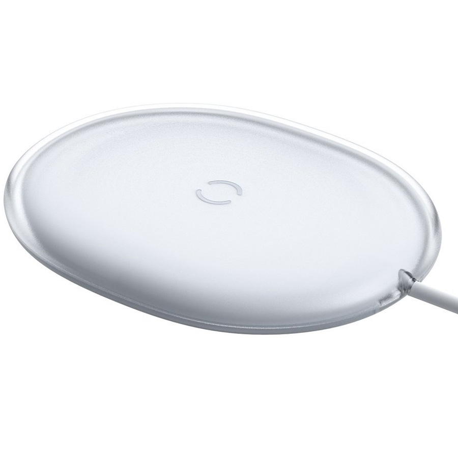 Беспроводное зарядное устройство Baseus Jelly Series, 15W, белый Беспроводное зарядное устройство Baseus Jelly Series, 15W, белый