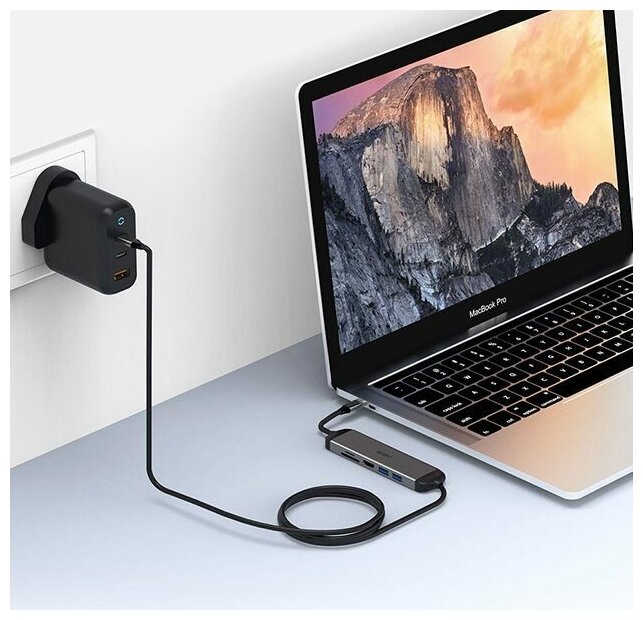 Адаптер WIWU 5 in 1 A521H Type C