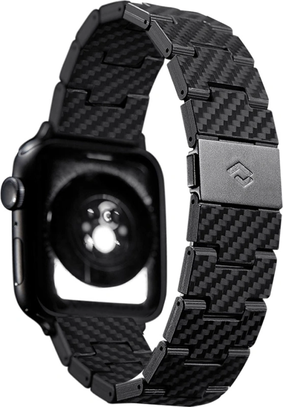Комплект: браслет PITAKA Carbon Fiber серия Modern для Apple Watch 38/40/41/42/44/45/49 mm + чехол Pitaka для Apple Watch Ultra 49 mm