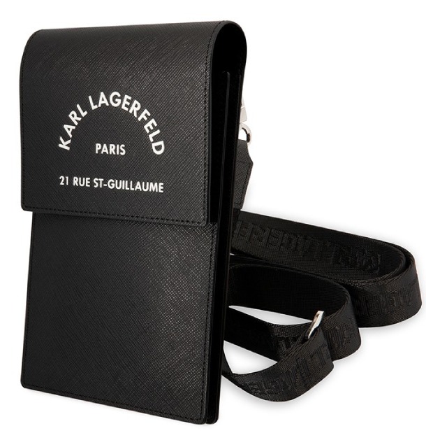 Сумка для смартфонов Karl Lagerfeld Wallet Phone Pouch Saffiano RSG logo Black