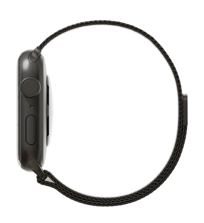 Ремешок из нержавеющей стали "vlp" Milanese Band Pro для Apple Watch 42/44/45 мм, черный