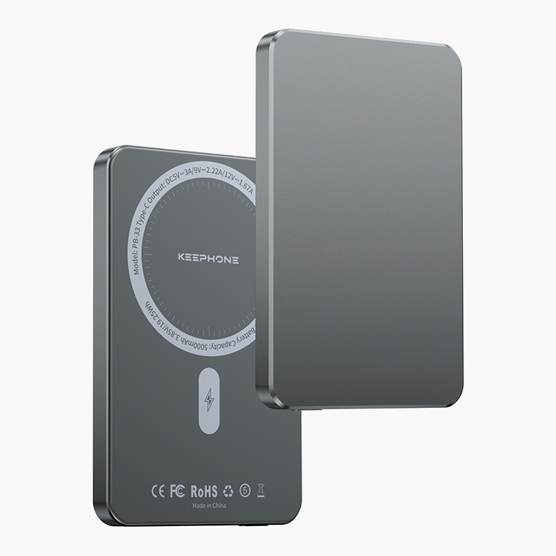 Внешний аккумулятор Keephone Lucci 5000Mah, черный титан